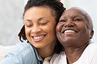 Mother and Daughter image for the Alzheimer's campaign promo