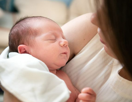 A picture of a Mother and Child.