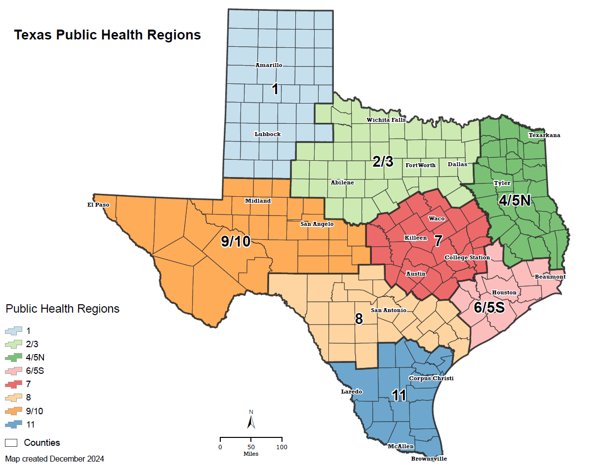 TODA Resource Maps | Texas DSHS