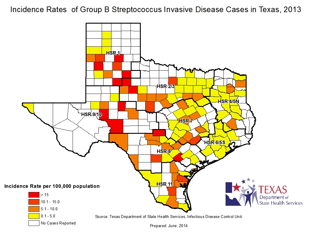 Group B Strep (GBS) Data | Texas DSHS