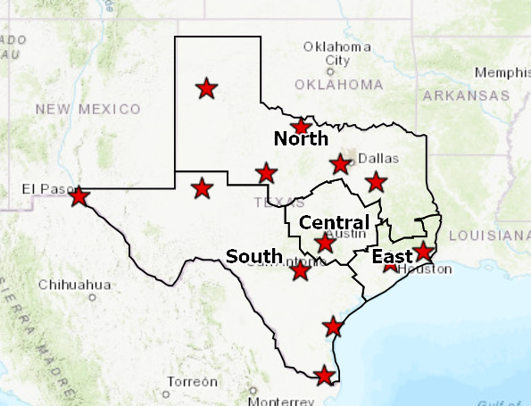 EMS Trauma Systems Interactive Map Texas DSHS   EMS Trauma InteracticeMap 